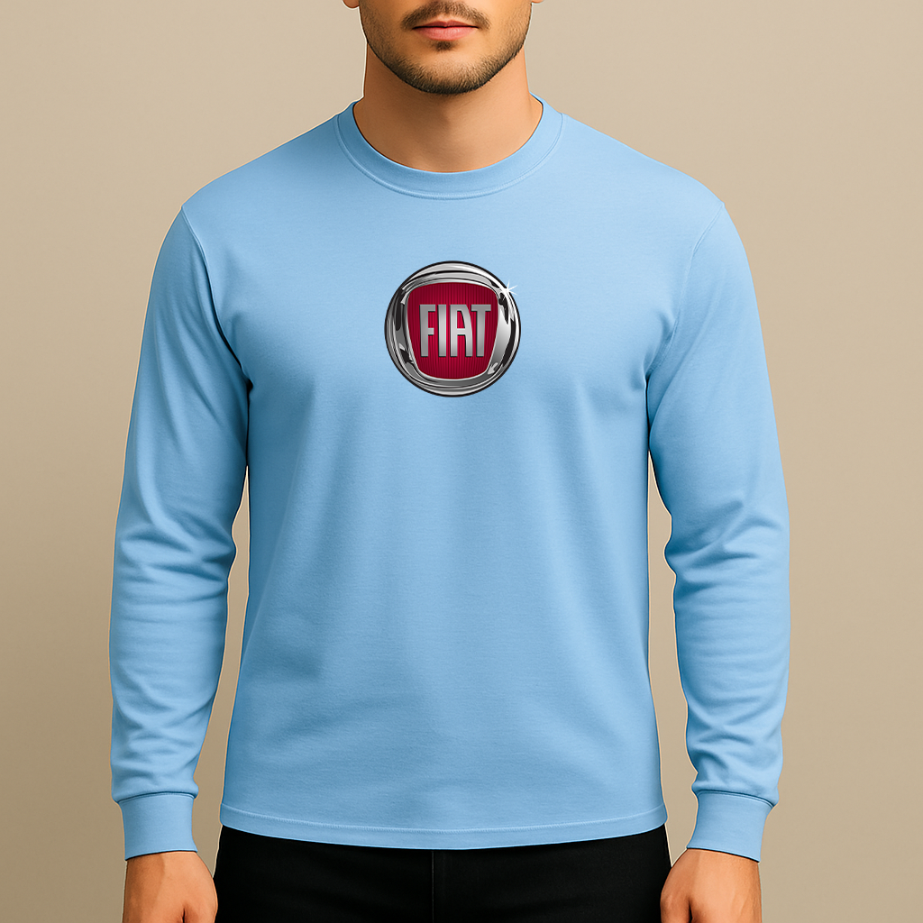 Men’s Fiat Car Long Sleeve T-Shirt