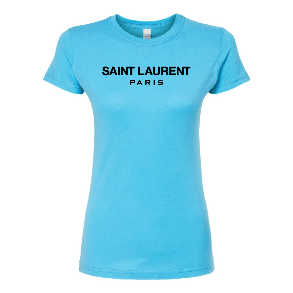 Women's  Saint Laurent Round Neck T-Shirt