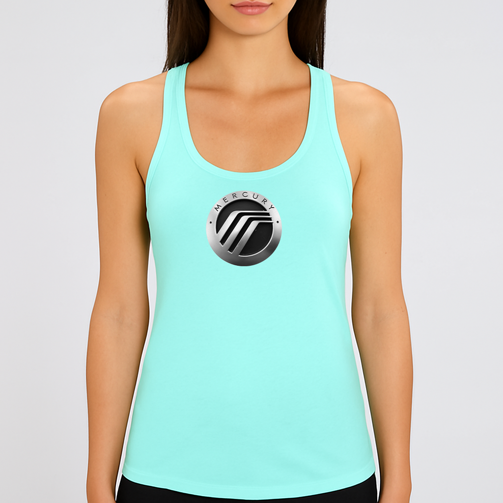 Women's Mercury Car Racerback Tank Top