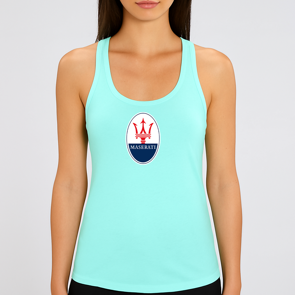 Women's Maserati Car Racerback Tank Top