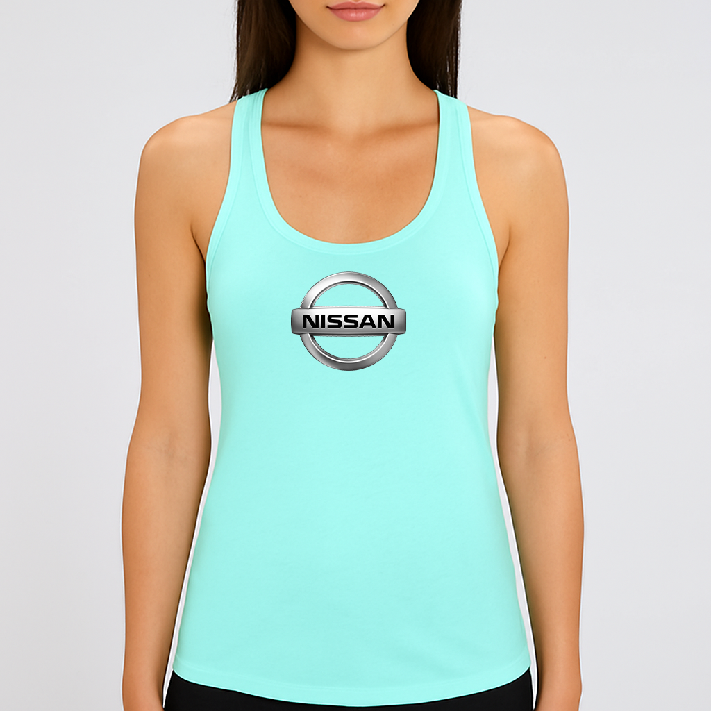 Women's Nissan Car Racerback Tank Top
