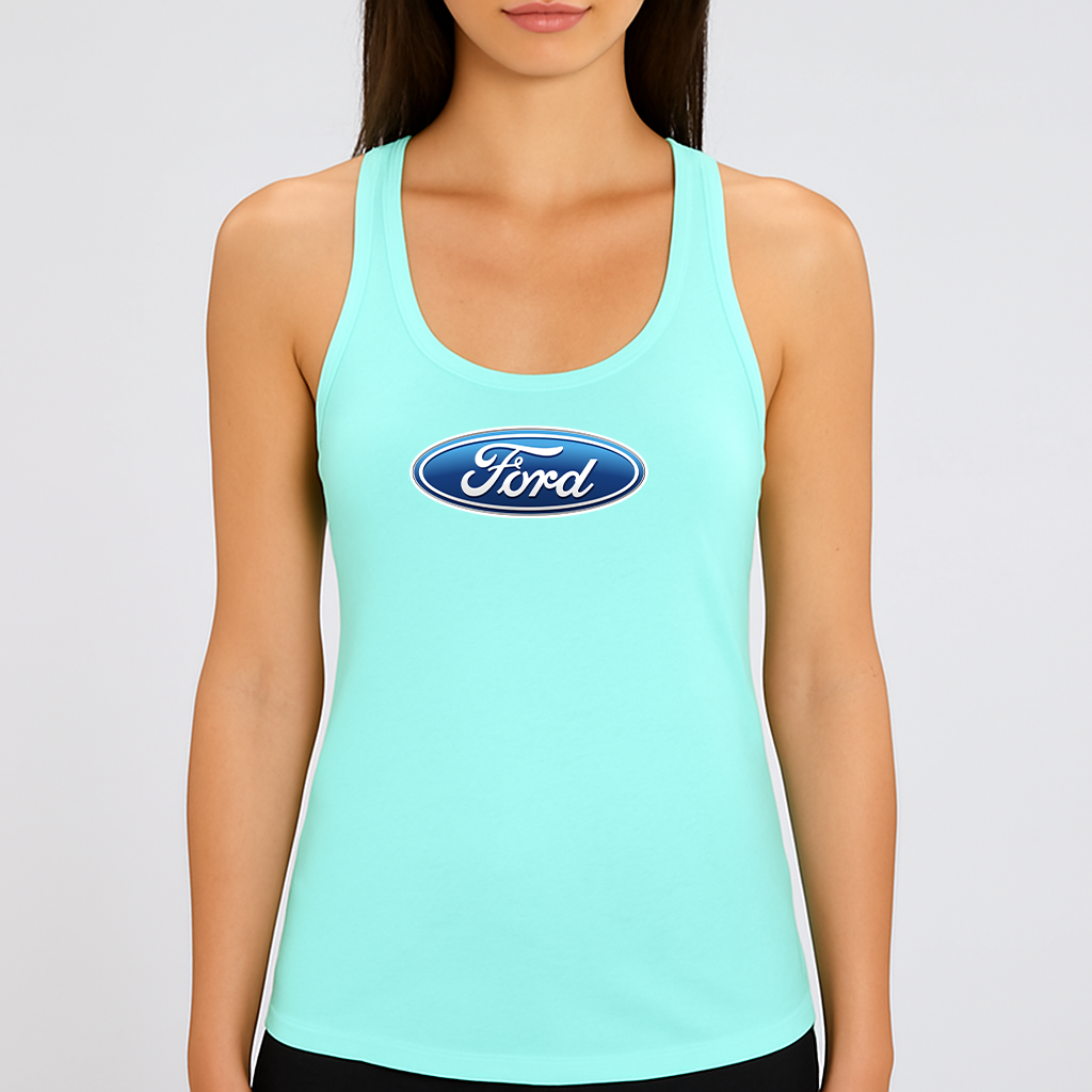 Women's Ford Car Racerback Tank Top
