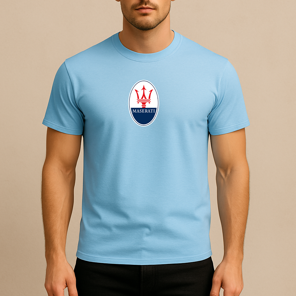 Men’s Maserati Car Cotton T-Shirt