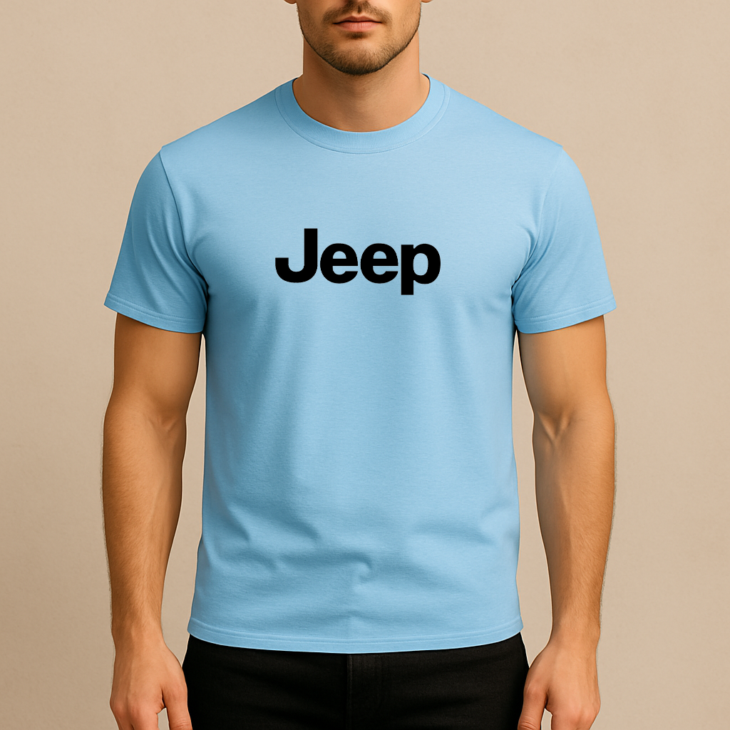 Men’s Jeep Car Cotton T-Shirt