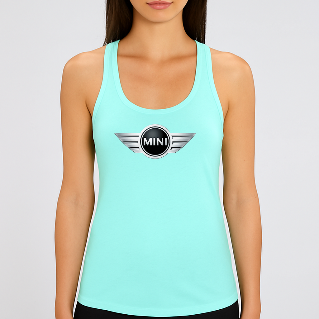 Women's Mini Cooper Car Racerback Tank Top