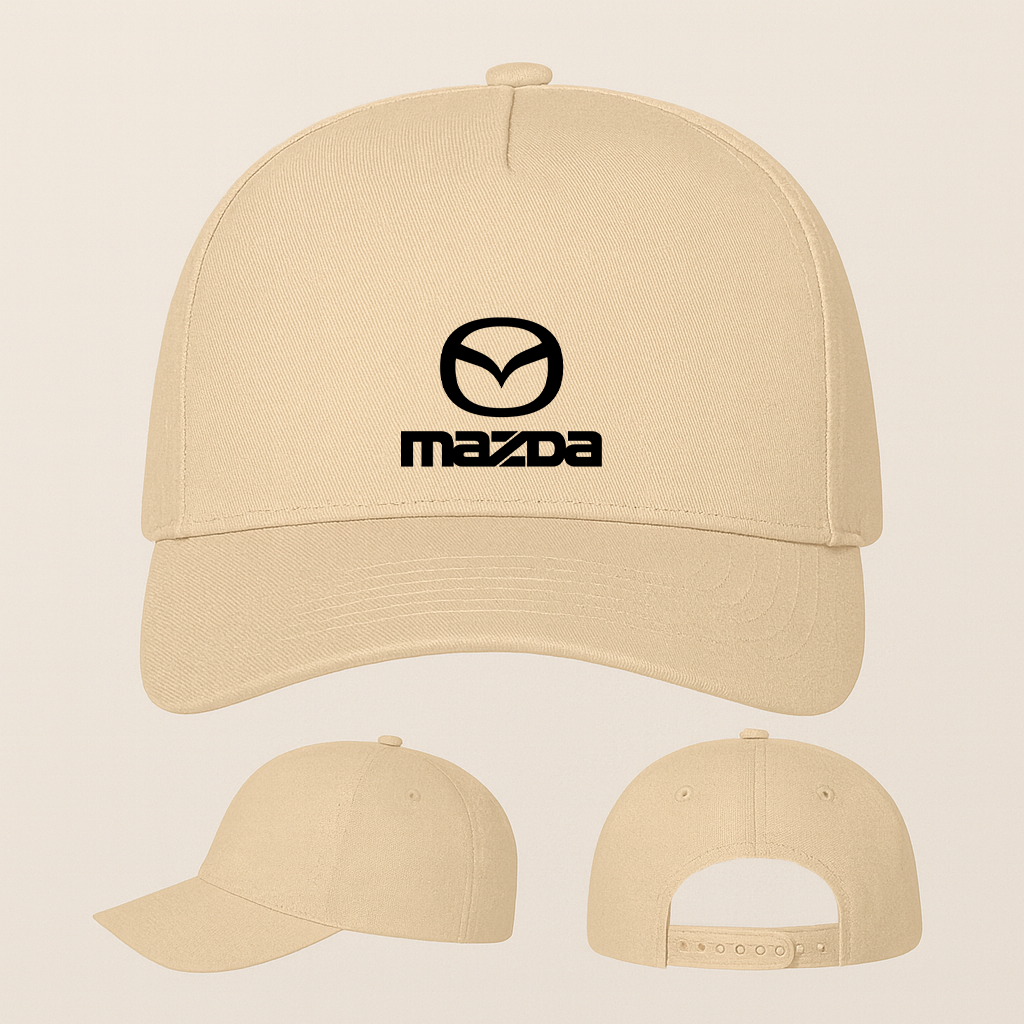 Mazda Car Five Panel Twill Snapback Cap