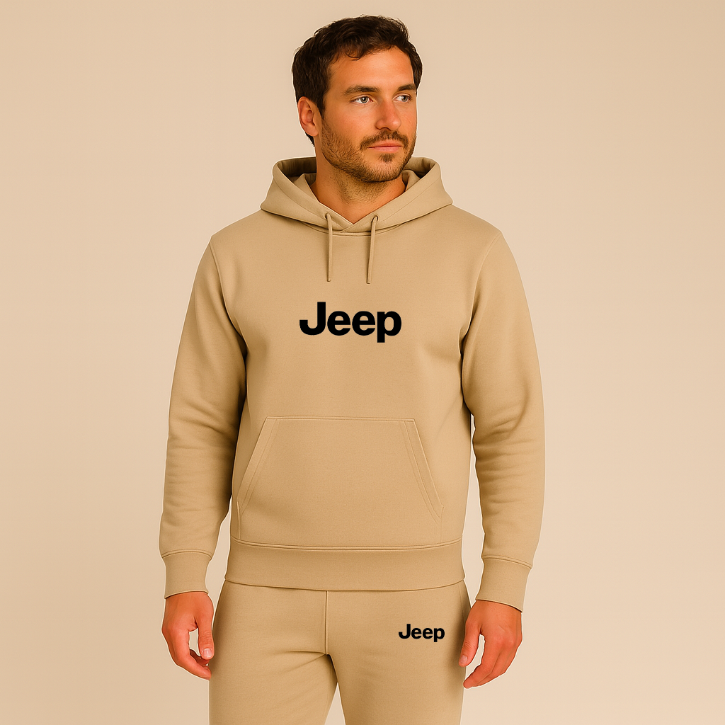 Men’s Jeep Car Hoodie Joggers Set