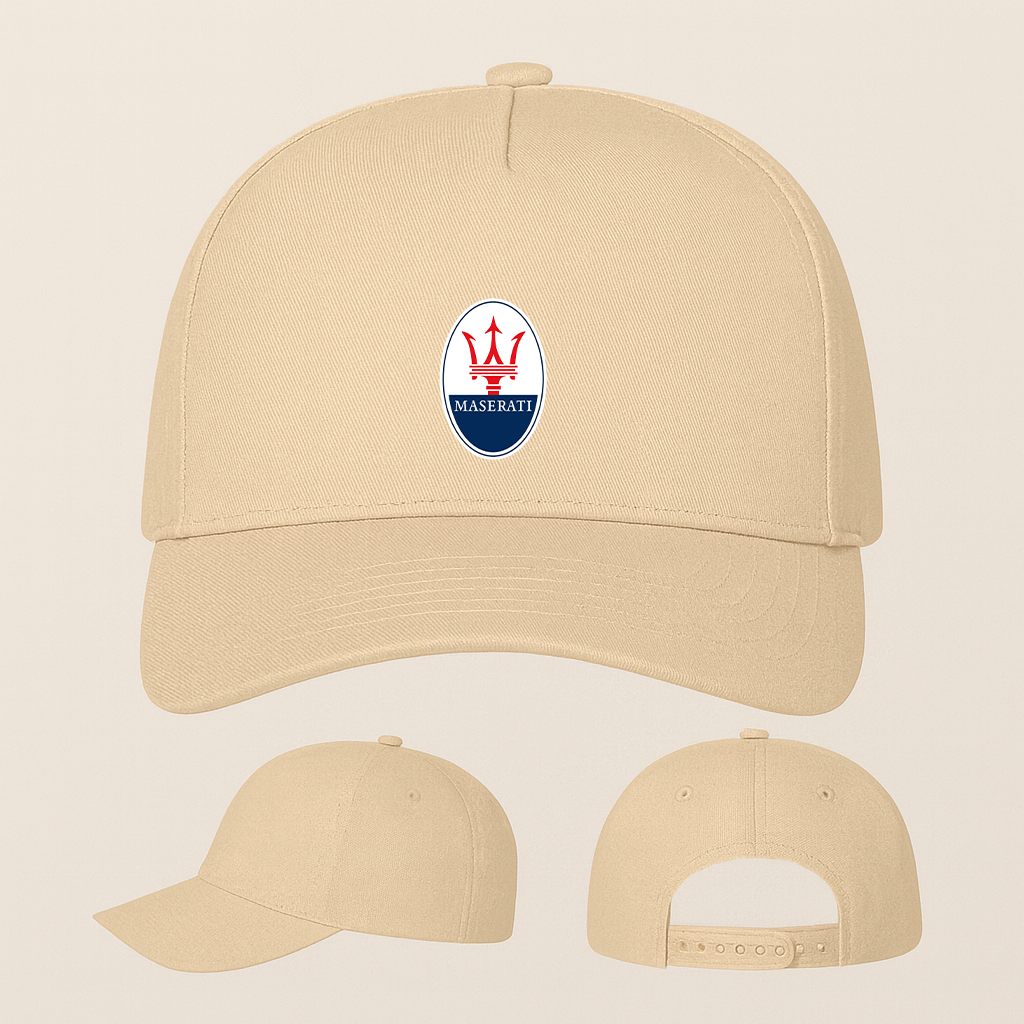 Maserati Car Five Panel Twill Snapback Cap