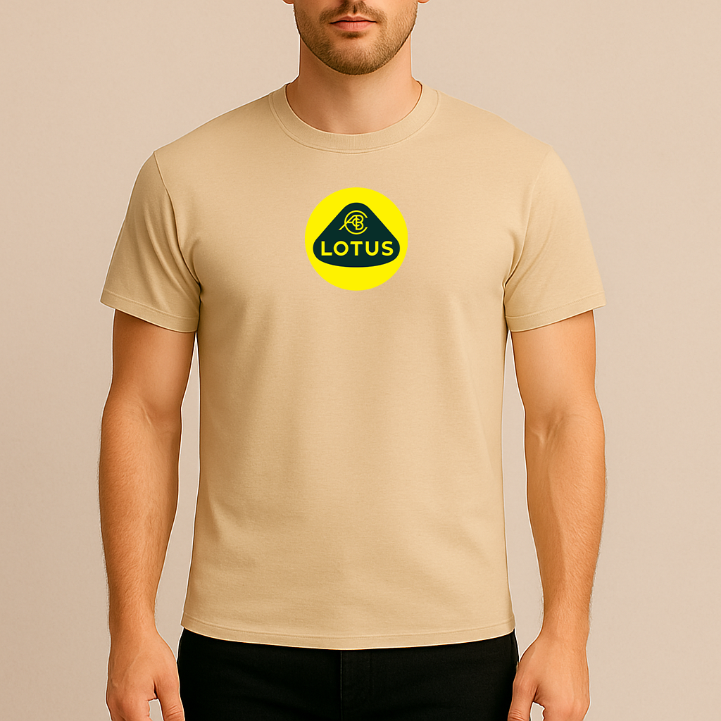 Men’s Lotus Car Cotton T-Shirt