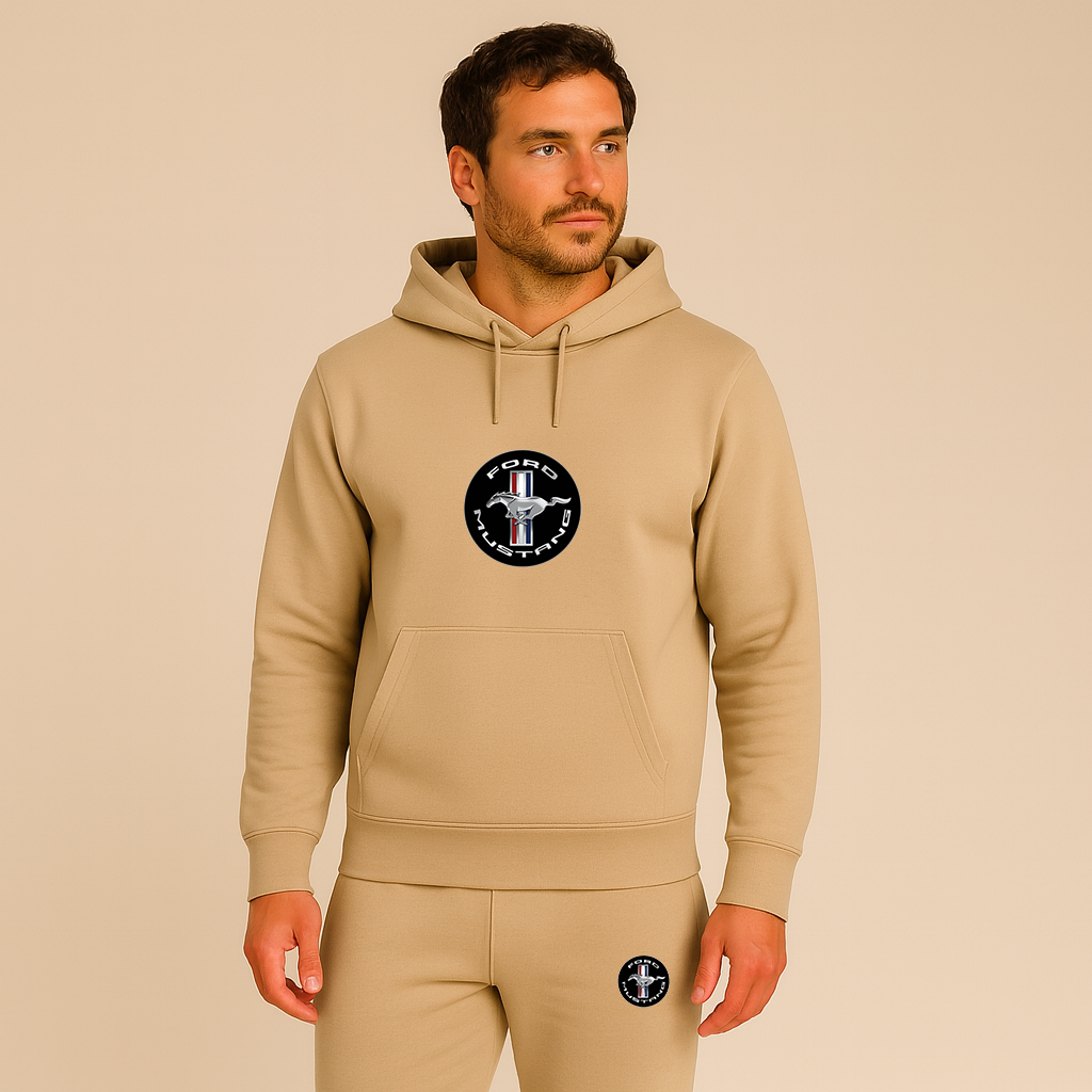 Men’s Ford Mustang Motorsport Supercars Hoodie Joggers Set