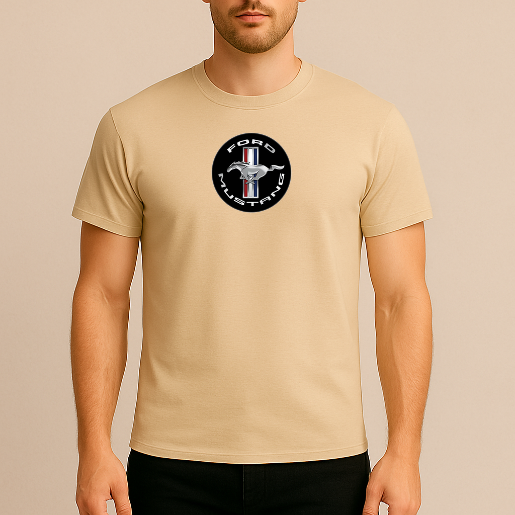 Men’s Ford Mustang Motorsport Supercars Cotton T-Shirt