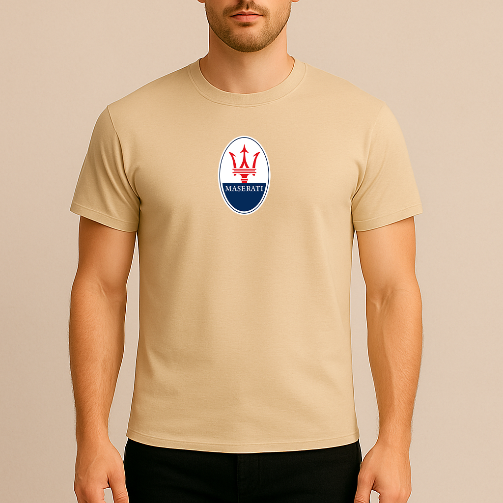 Men’s Maserati Car Cotton T-Shirt