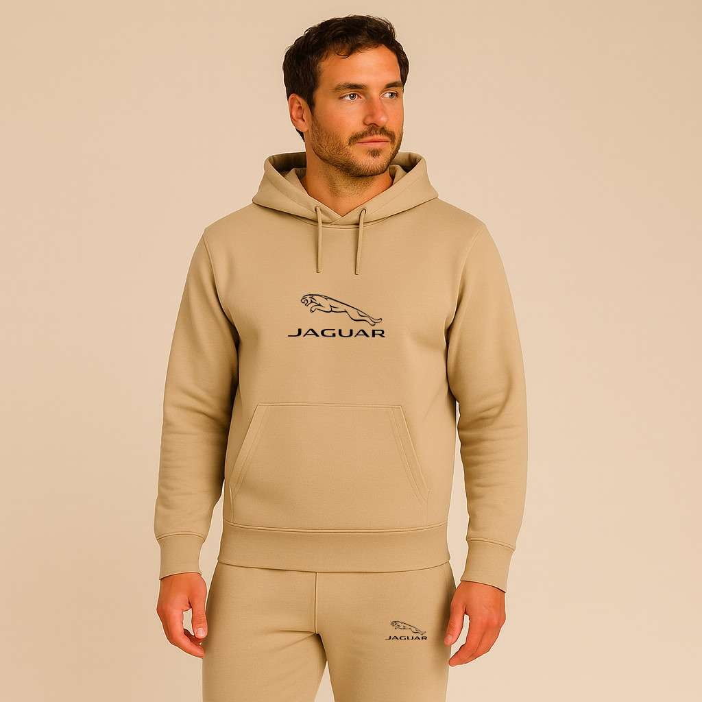Men’s Jaguar Symbol Car Hoodie Joggers Set