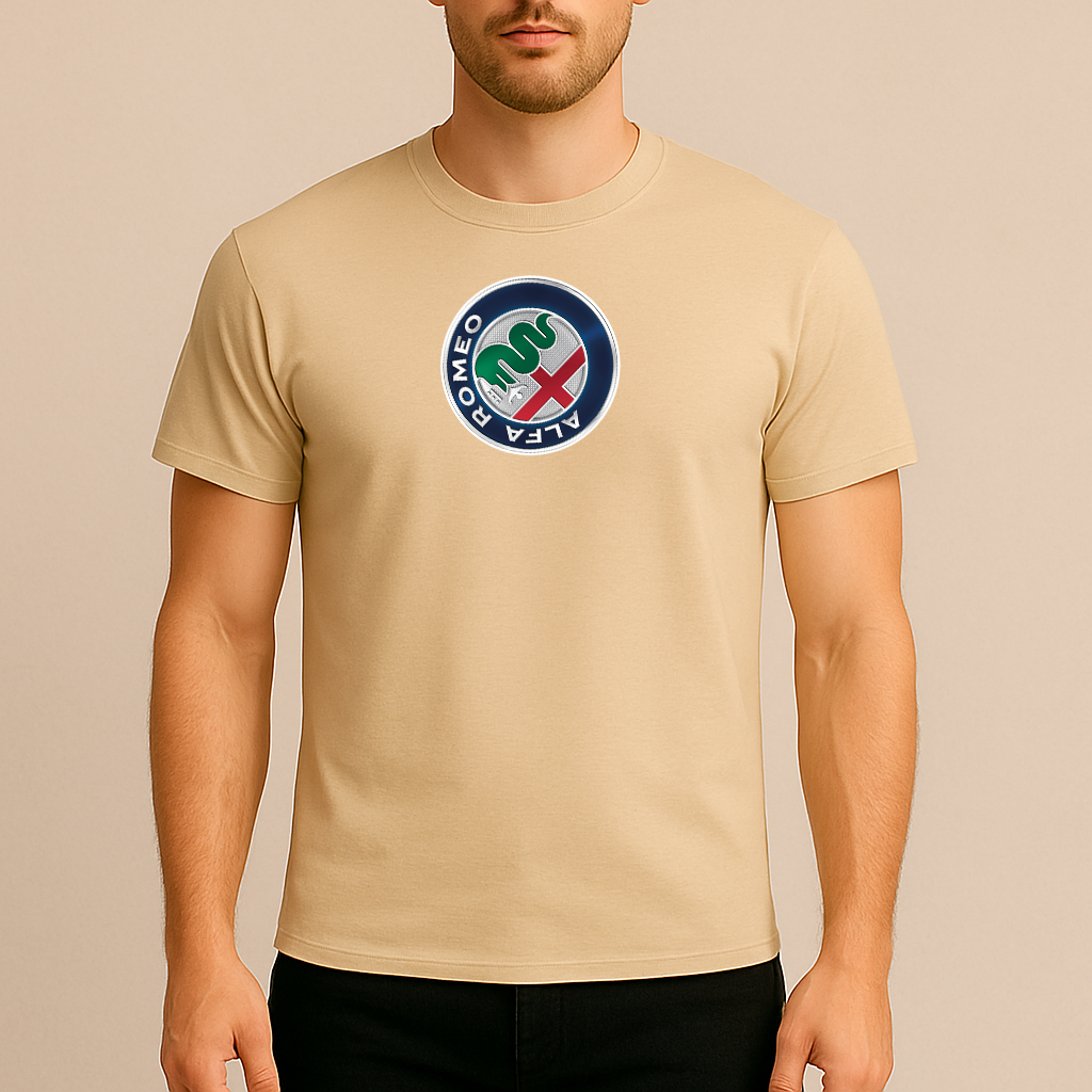Men's Alfa Romeo Car Cotton T-Shirt