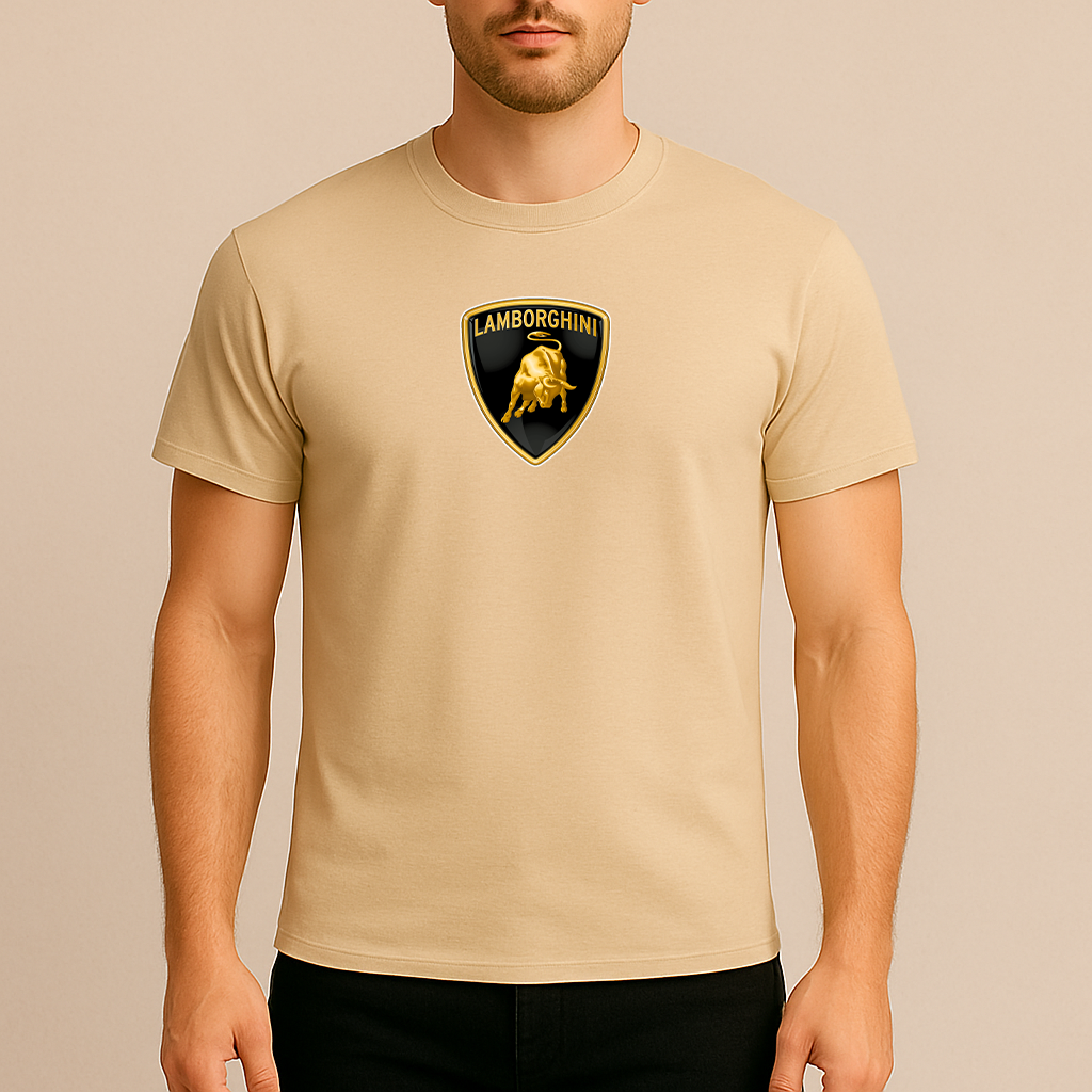 Men’s Lamborghini Car Cotton T-Shirt
