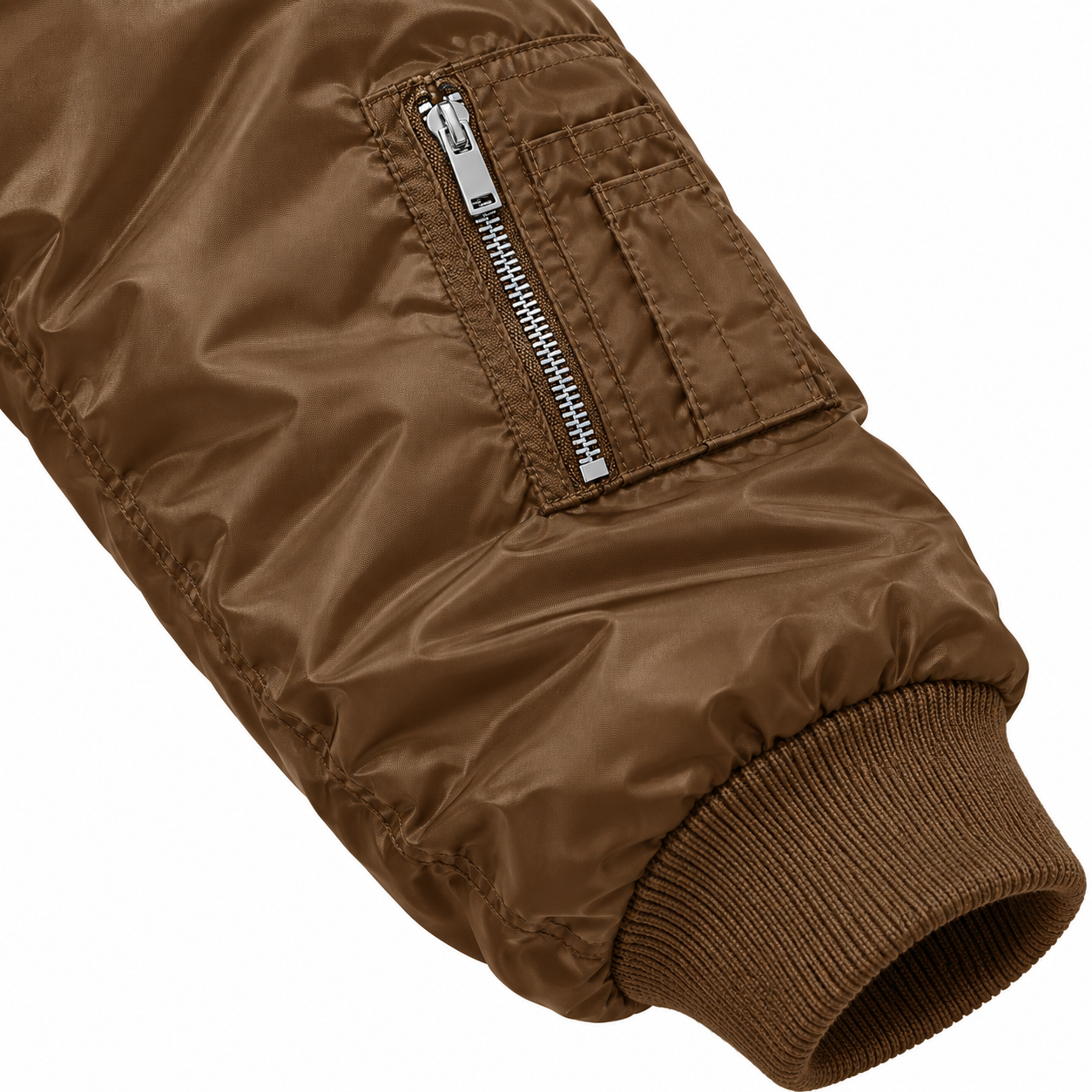 Men's Tom Ford Lightweight Bomber Jacket | Color: Brown | Image 5
