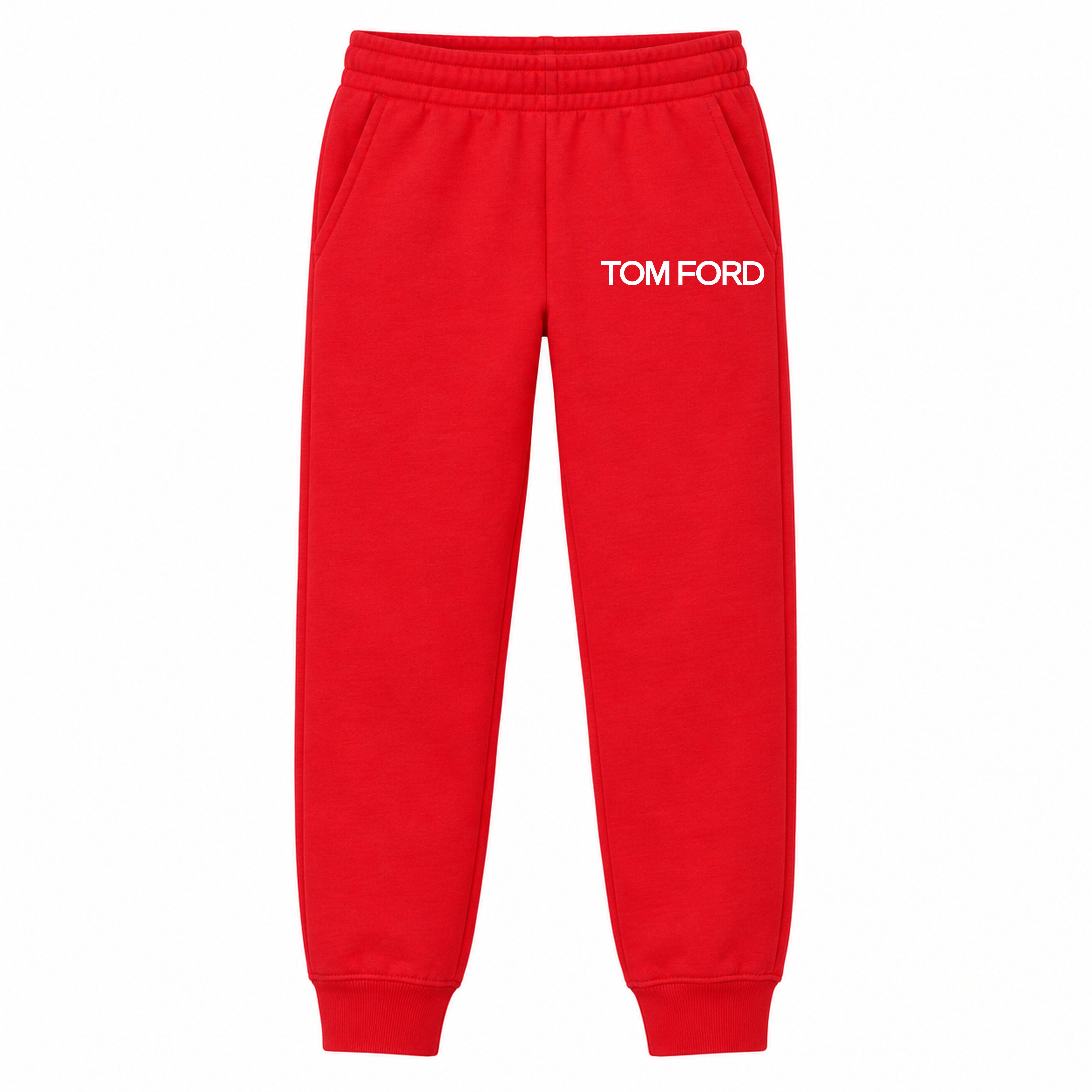 Tom Ford youth jogger sweatpants, Red, Youth Large ages 10–12