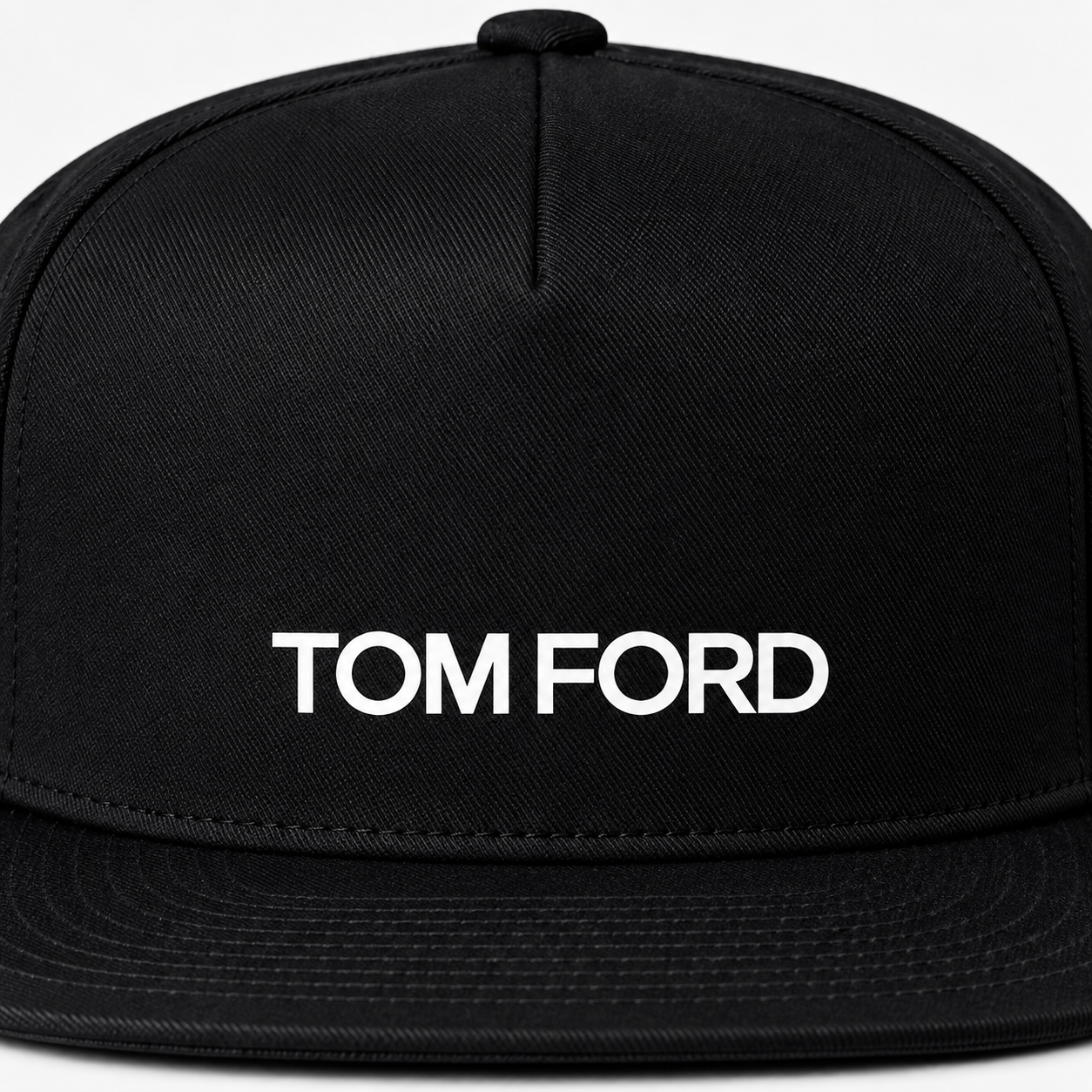 Tom Ford Snapback Hat | Color: Black | View 2