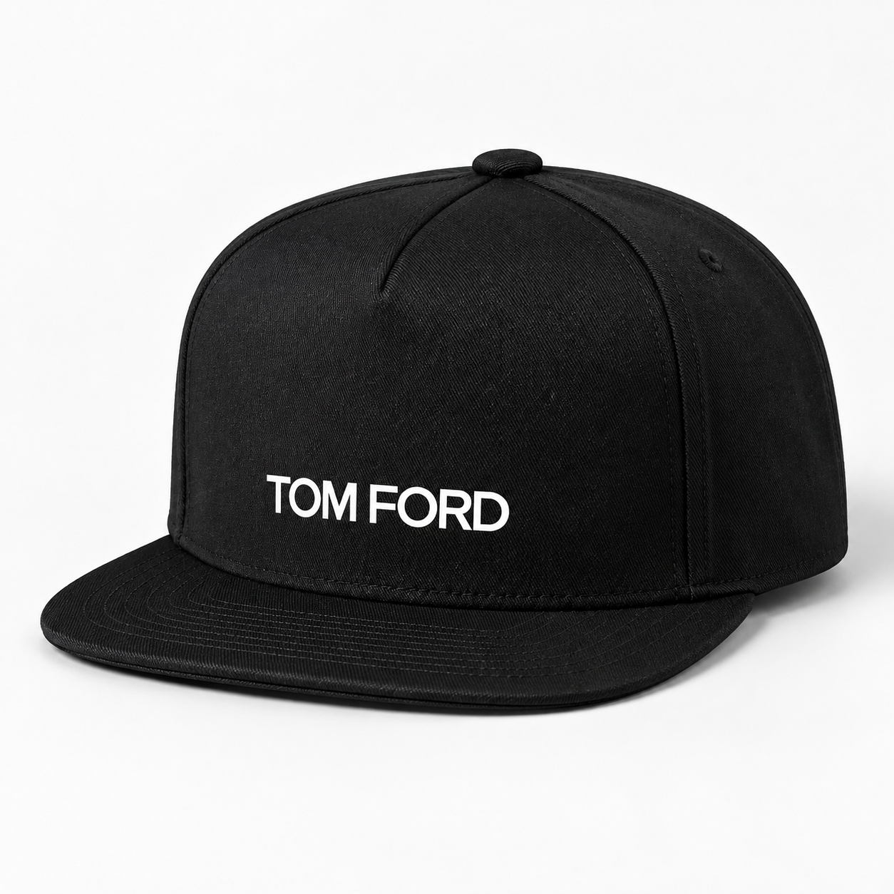 Tom Ford Snapback Hat | Color: Black | View 3