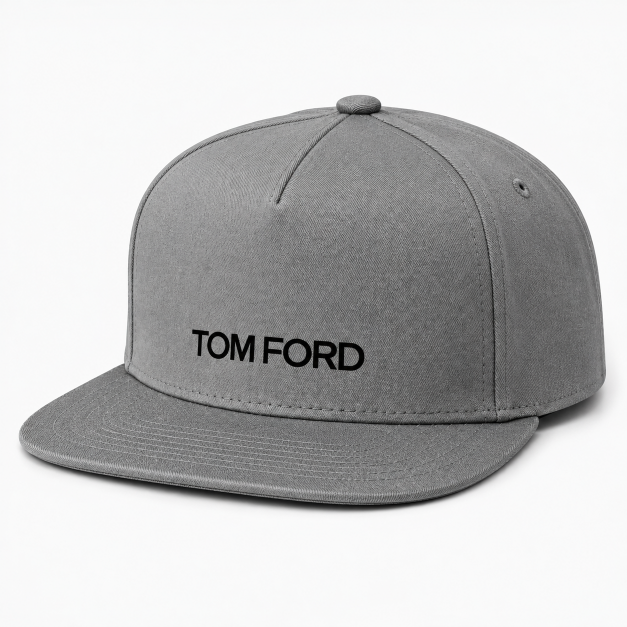 Tom Ford Snapback Hat | Color: Grey | View 3