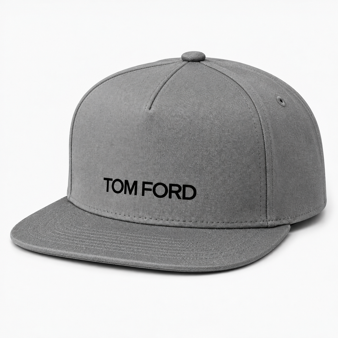 Tom Ford Snapback Hat | Color: Grey | View 3