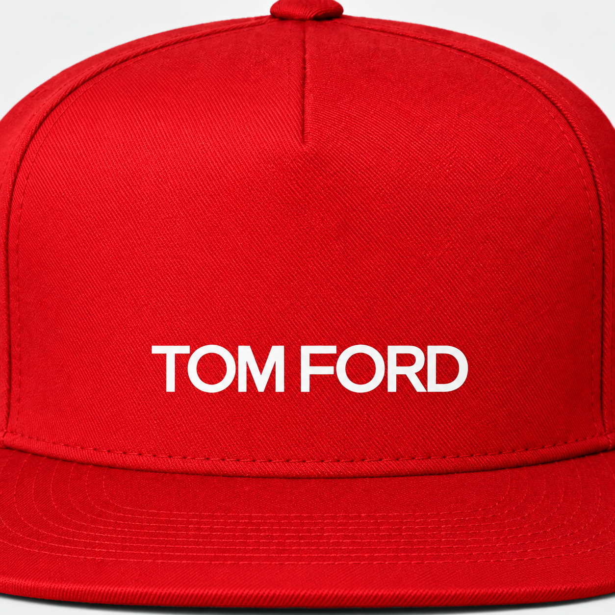 Tom Ford Snapback Hat | Color: Red | View 2