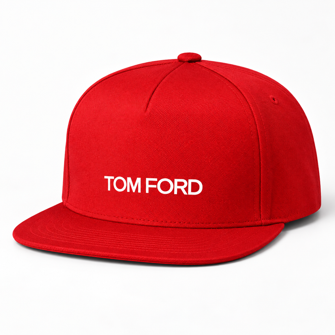 Tom Ford Snapback Hat | Color: Red | View 3