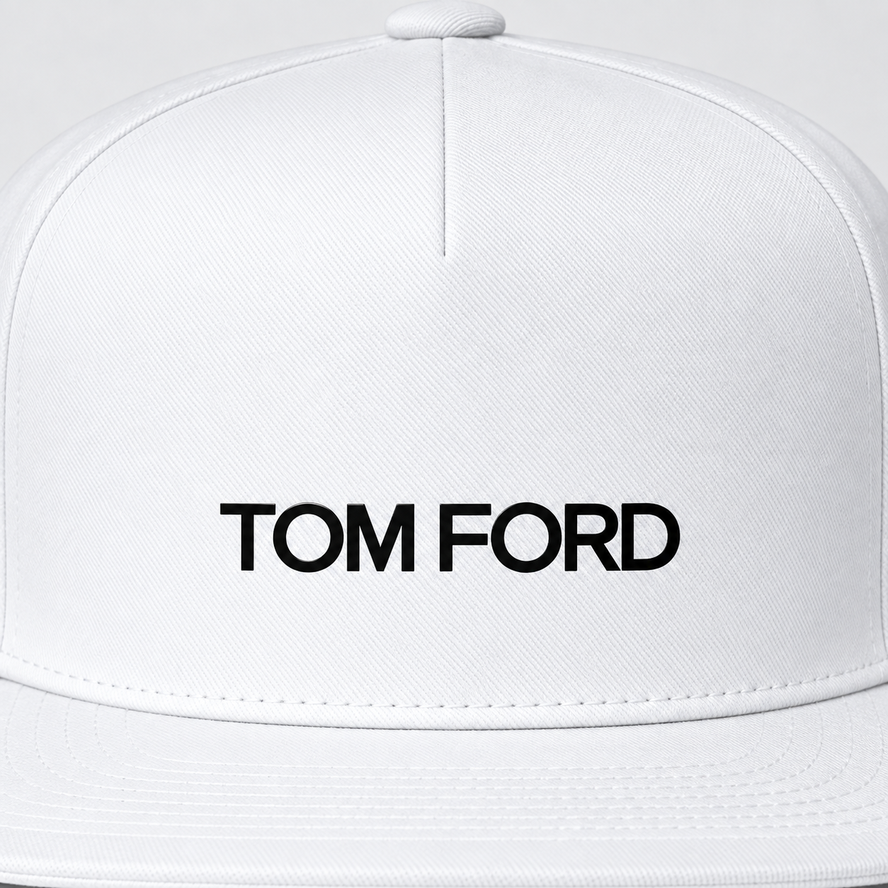 Tom Ford Snapback Hat | Color: White | View 2