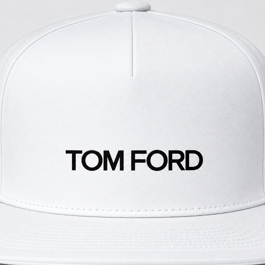 Tom Ford Snapback Hat | Color: White | View 2