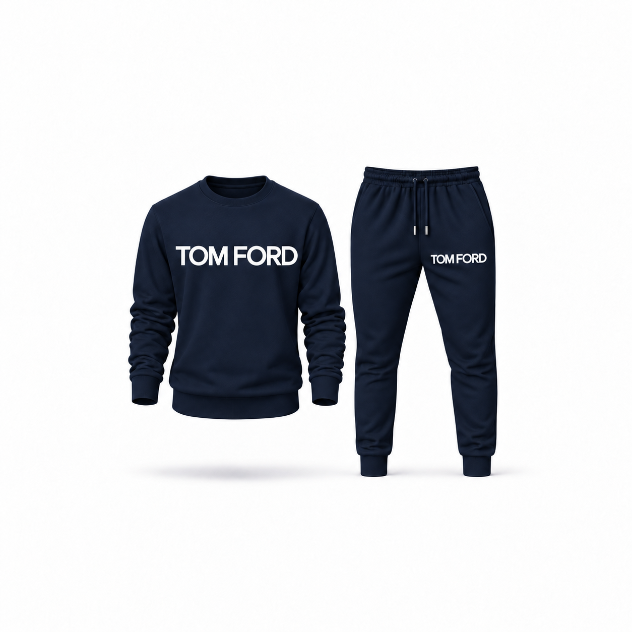 Men's Tom Ford Sweatshirt Joggers Set | Color: Navy | Main
