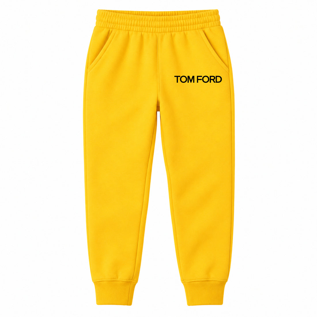 Tom Ford youth jogger sweatpants, Yellow, Youth Large ages 10–12