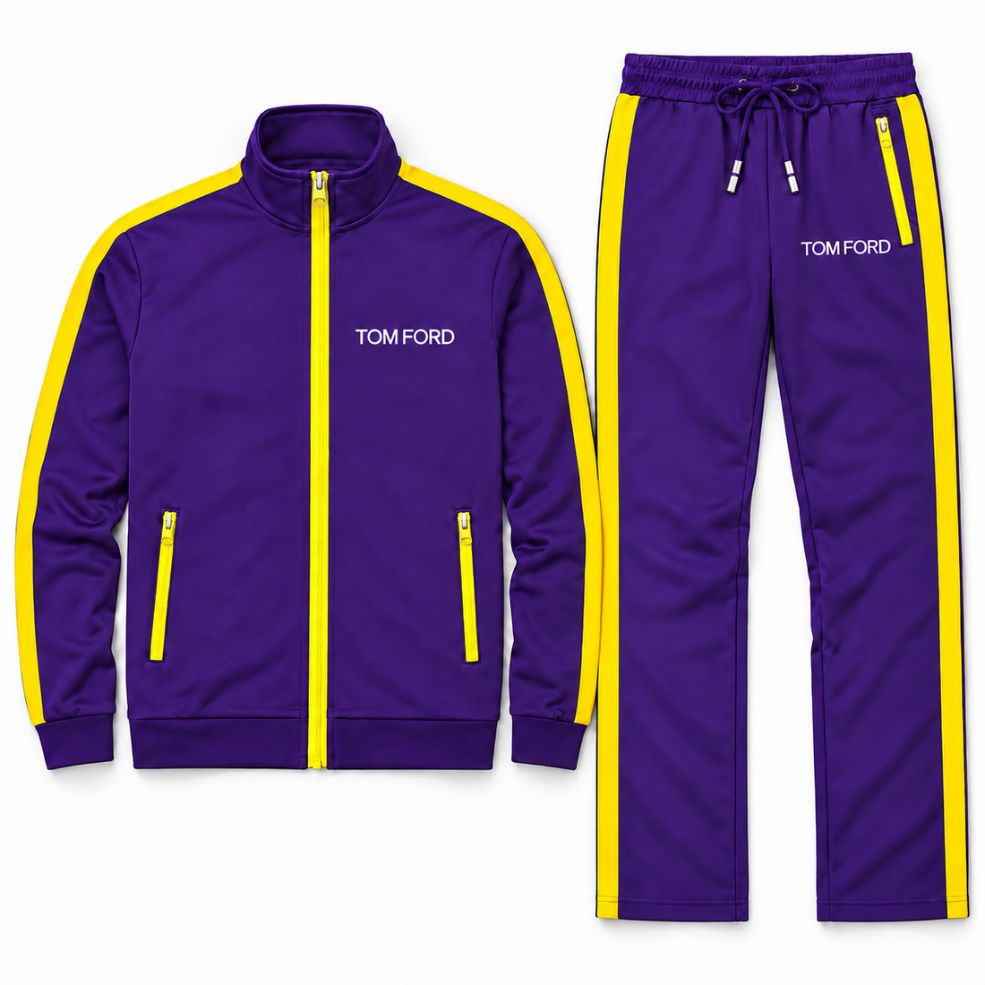 Men's Tom Ford Dri-Fit TrackSuit | Color: Purple | Image 5