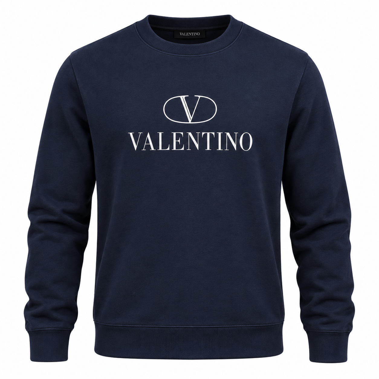 Men's Valentino Crewneck Sweatshirt | Color: Navy | Main