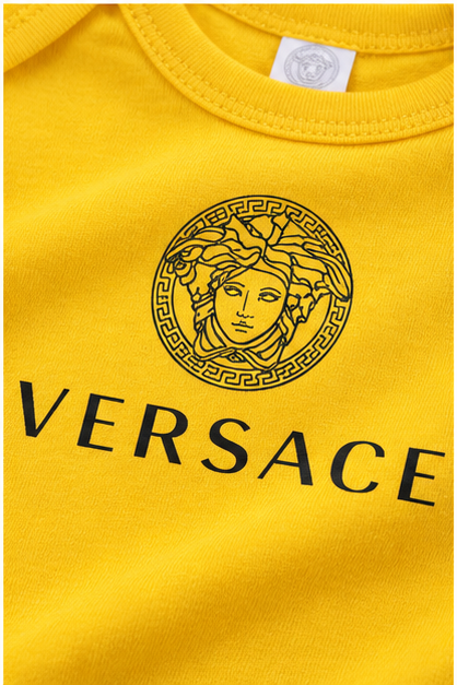 Versace Baby Romper Onesie | Color: Yellow | Image 5