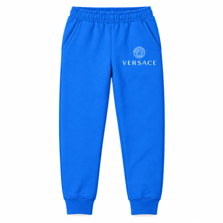 Versace youth jogger sweatpants, Blue, Youth Large ages 10–12