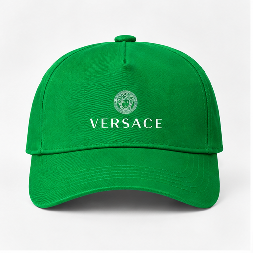 Versace Dad Baseball Cap Hat | Color: Kelly Green | Image 1