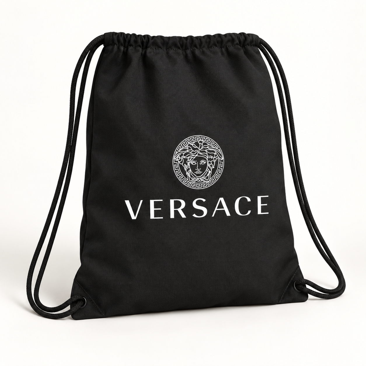 Versace Drawstring Bag | Color: Black | View 3