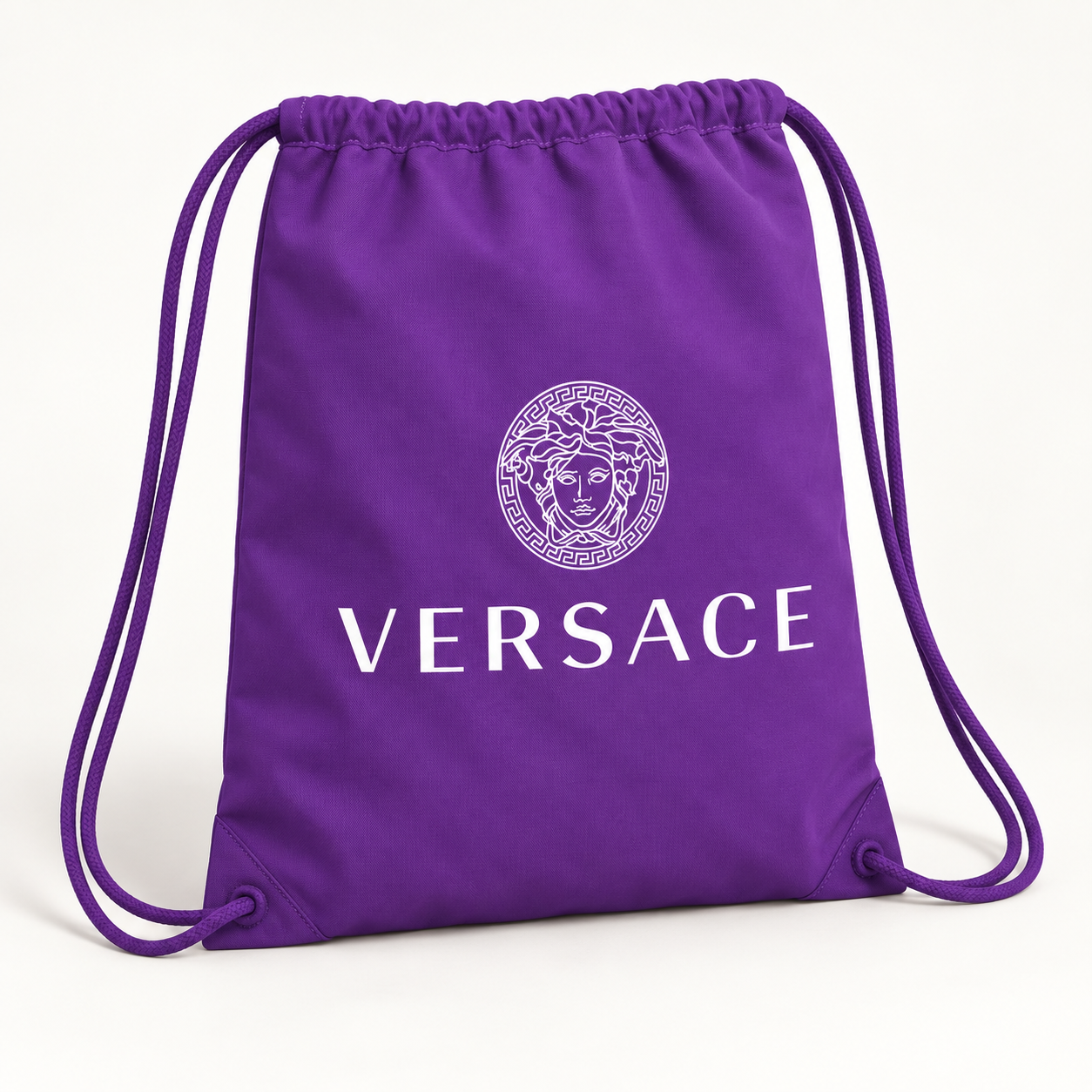Versace Drawstring Bag | Color: Purple | View 3