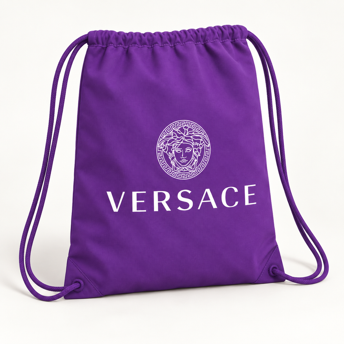 Versace Drawstring Bag | Color: Purple | View 3