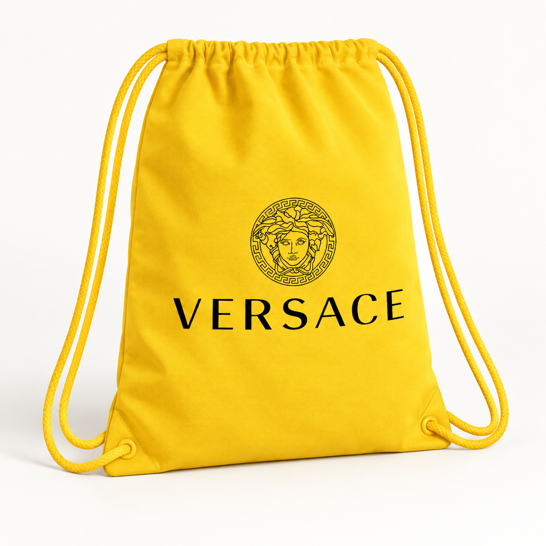 Versace Drawstring Bag | Color: Yellow | View 3