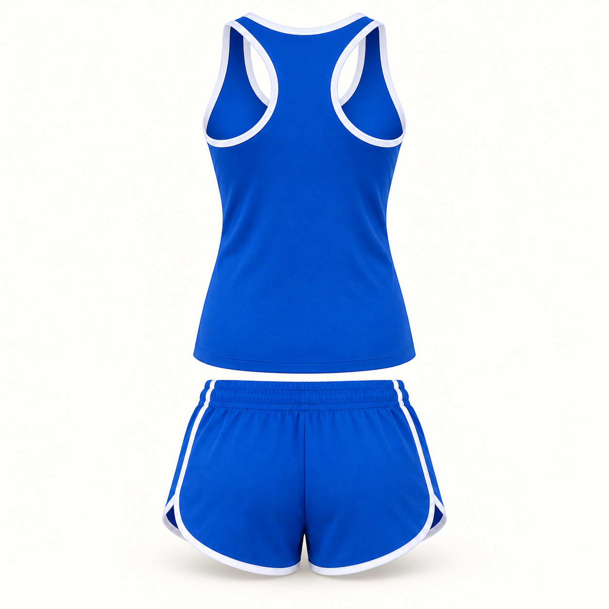 Women’s Versace Tanktop and Shorts Set | Color: Blue | View 4