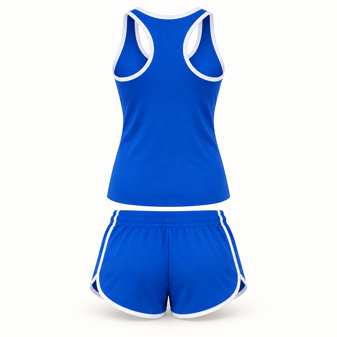 Women’s Versace Tanktop and Shorts Set | Color: Blue | View 4