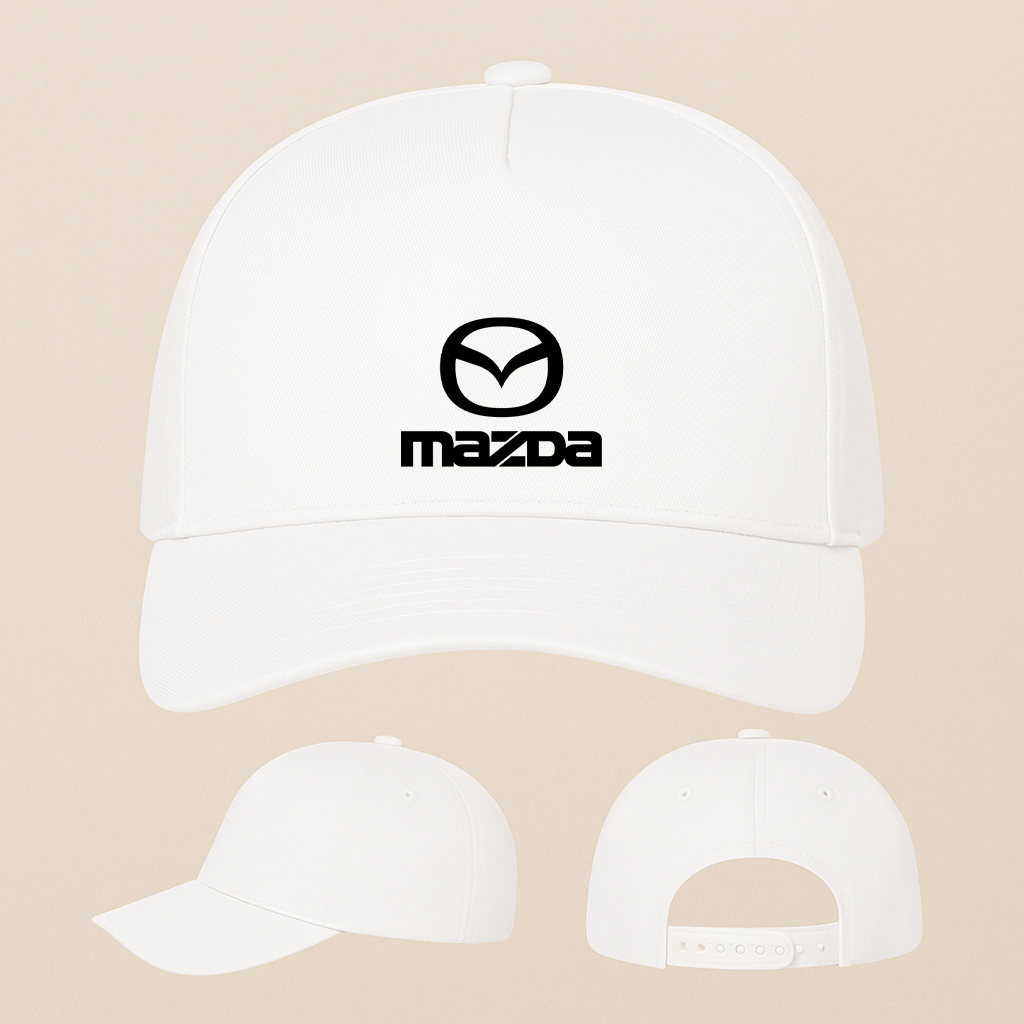 Mazda Car Five Panel Twill Snapback Cap