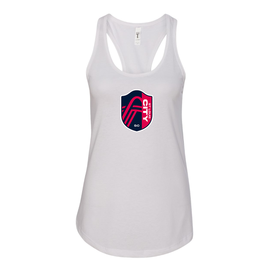 Women' St. Louis City Soccer Racerback Tank Top