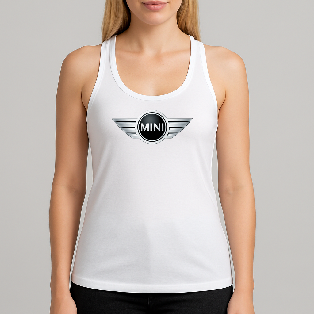 Women's Mini Cooper Car Racerback Tank Top
