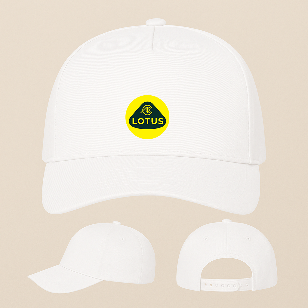 Lotus Car Five Panel Twill Snapback Cap