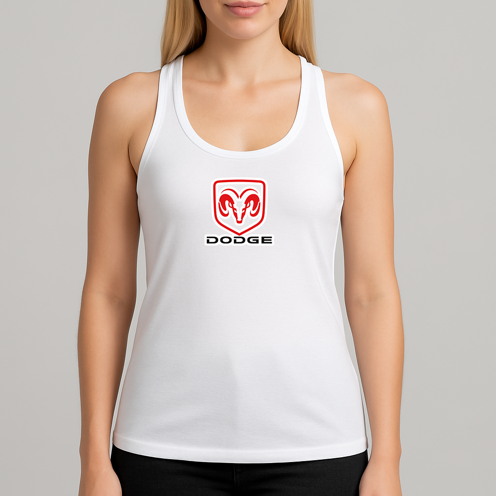 Women's Dodge Car Racerback Tank Top