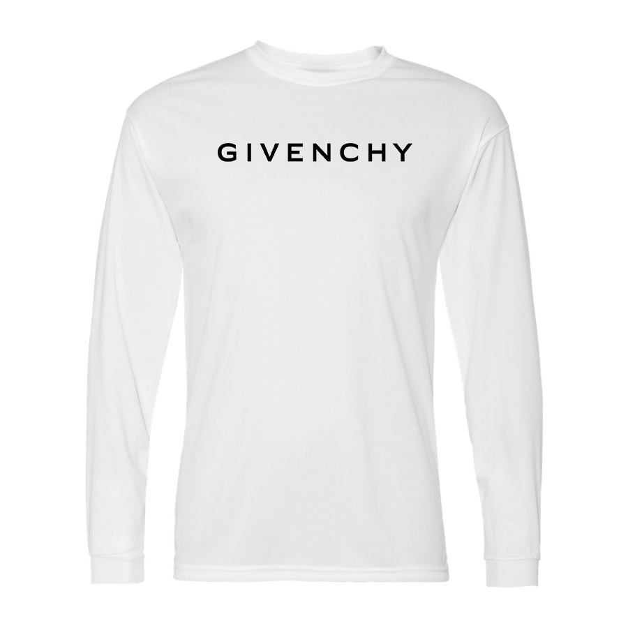Men's Givenchy Polyester Long Sleeve T-Shirt