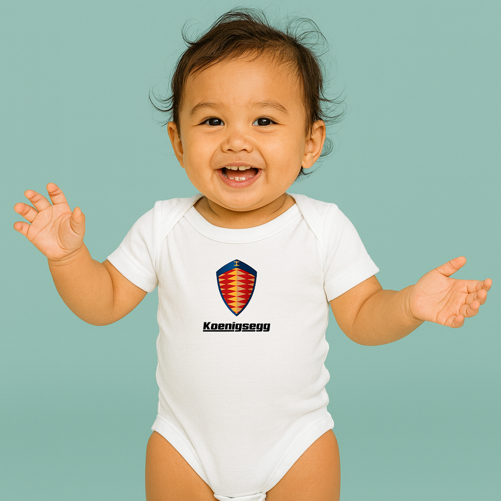 Koenigsegg Car Baby Romper Onesie
