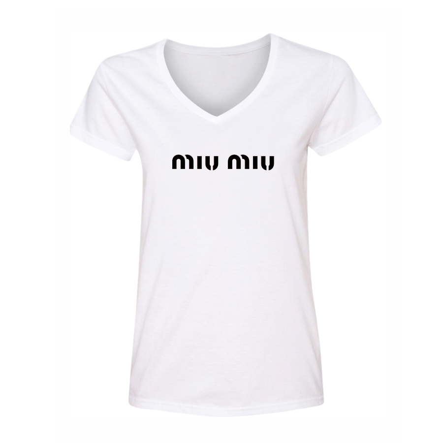 Women's Miu Miu V-Neck T-Shirt